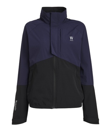 WAHLSTEN DELESITE LIGHT TRAINING JACKET FOR WOMEN, BLACK-DARK BLUE